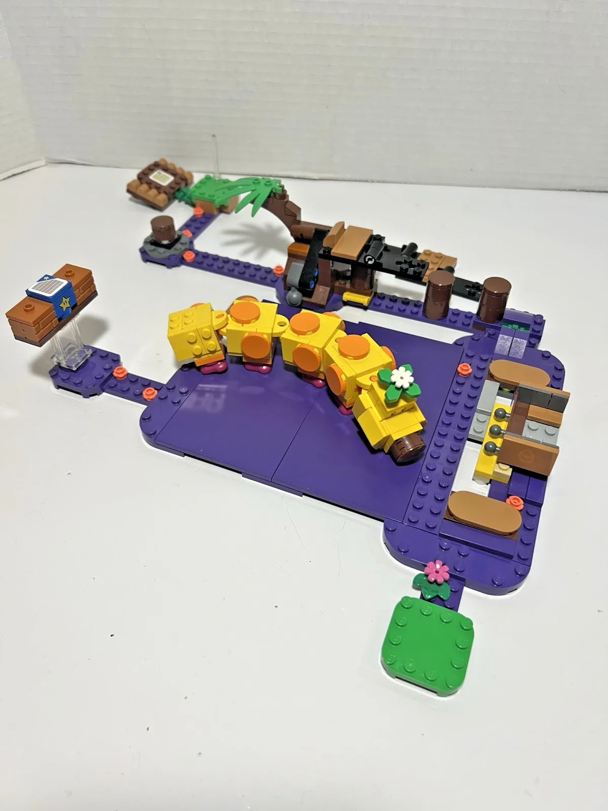 LEGO Super Mario 71383 Wiggler's Poison Swamp Expansion Set Not Complete