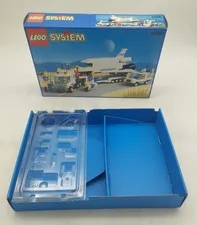 LEGO 6346 Shuttle Launching Crew ONLY EMPTY INLAY GOOD ORIGINAL BOX Box Classic Town