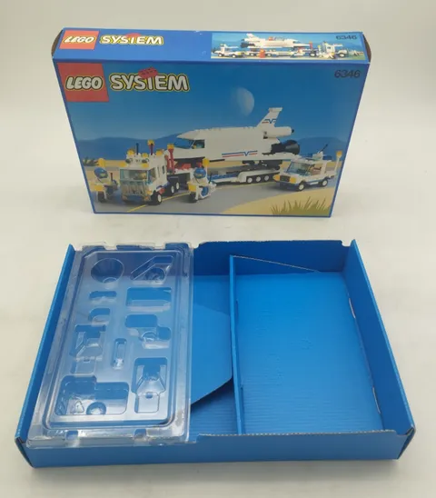 LEGO 6346 Shuttle Launching Crew ONLY EMPTY INLAY GOOD ORIGINAL BOX Box Classic Town