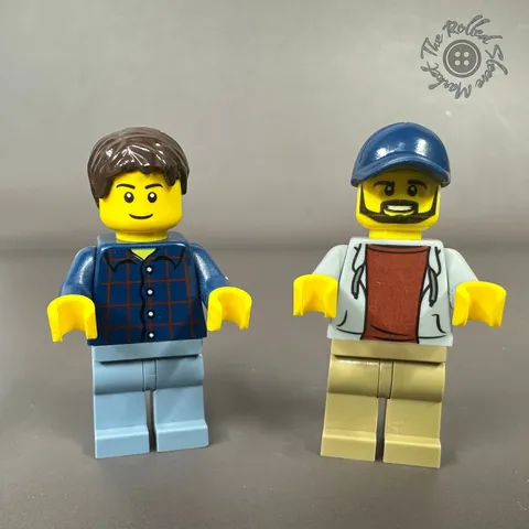 LEGO Minifigure Lot of 2 City Dad Dads CTY1232 CTY1954