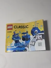 LEGO Classic (11006) Creative Blue Bricks Building Toy INSTRUCTIONS ONLY