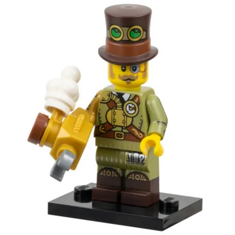 new Steampunk Inventor Man LEGO Series 27 Collectible Minifig Set