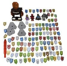 LEGO: Nexo Knight Shield Tiles + Cannon & Figures