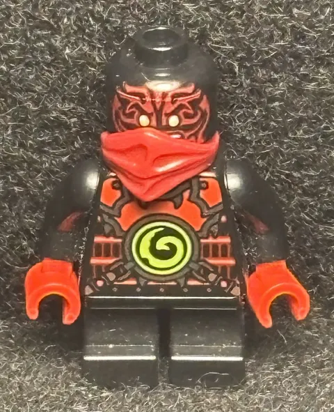 LEGO Ninjago  Minifigure Stone Army Scout With Red Face No Hat