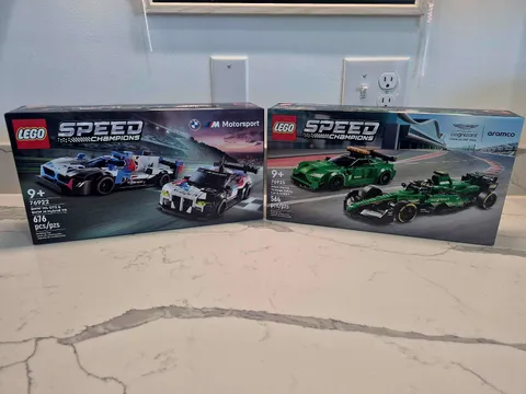 LEGO Speed Champions BMW GT3 Hybrid V8 76922 + Aston Martin 76925 New Sealed 2 S
