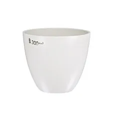 Porcelain Crucible Cut 300ml for Foundry Fusion Casting Refining