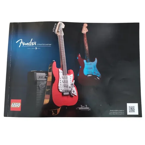 LEGO Fender Stratocaster 21329 Instruction Manual Book Only