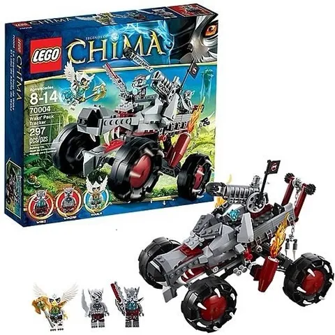 LEGO Legends of CHIMA: Wakz' Pack Tracker (70004) Manuel Include 99% Complete