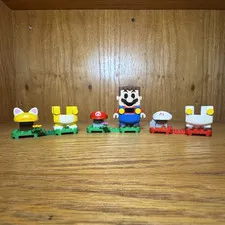 LEGO Mario And Power-Up Packs Cat Mario, Fire Mario, and Regular Mario BUNDLE!