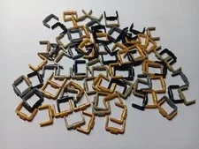 LEGO BULK LOT 92 MINIFIGURE UTENSIL BUCKET HANDLES SCOOTER STAND 1X1X1 #95344