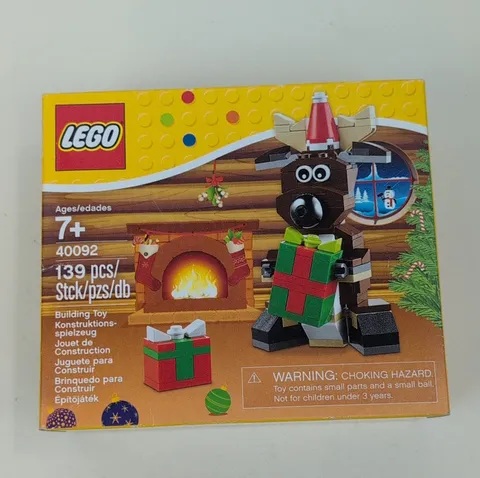 LEGO 40092 Reindeer Christmas Holiday Building Set 139 Pcs Retired Sealed Box