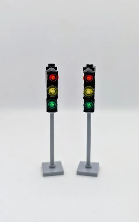 LEGO ® 2x traffic light traffic light city street car accessories used original