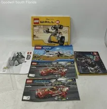 Lot Of 7 Pcs Assorted Lego Large Print Mixed Variety Instruction Manuals Age 3+