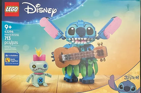 Lego Disney Stitch & Scrump 43296 Building Toy (713 Pcs) Brand New Sealed
