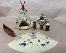 LEGO The Lone Ranger Comanche Camp 79107, All Minifigures, 95% complete