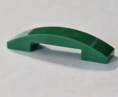 LEGO Parts - Green Slope, Curved 4 x 1 x 2/3 Double - No 93273