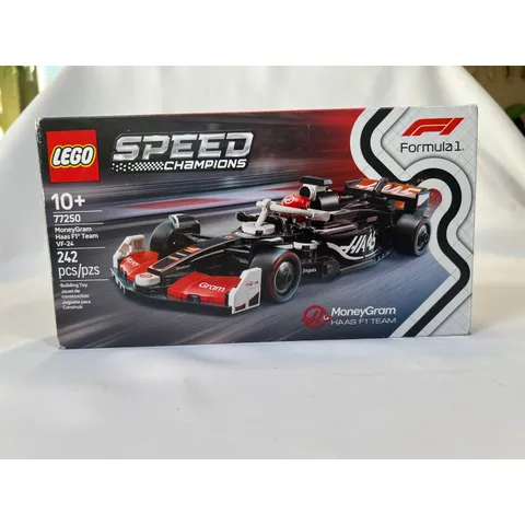 LEGO Speed Champions 77250 MoneyGram Haas F1 Team VF-24 Racing Car Set