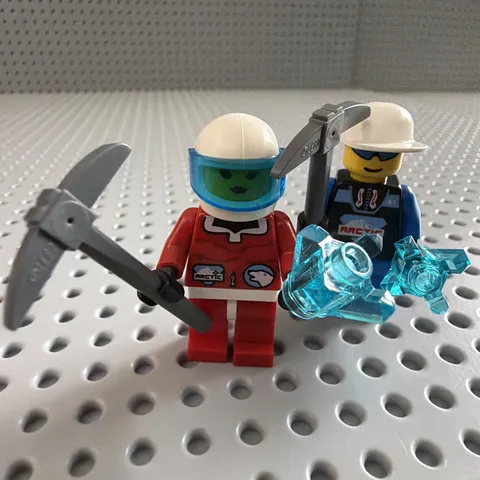 ARCTIC Minifigures x2 - LEGO TOWN 6575 Climbers ICE arc004 arc001