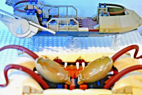 lego star wars 75396 desert skiff and sarlacc pit NO MINIFIGS.
