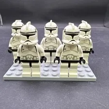 LEGO Star Wars Phase 1 Clone Trooper SW0058 Lot Of 5 F H3B3