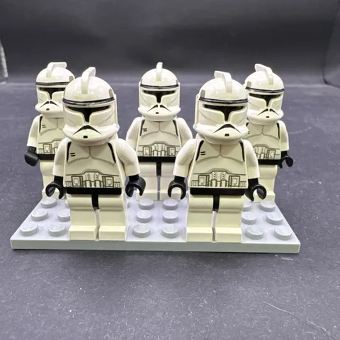 LEGO Star Wars Phase 1 Clone Trooper SW0058 Lot Of 5 F H3B3