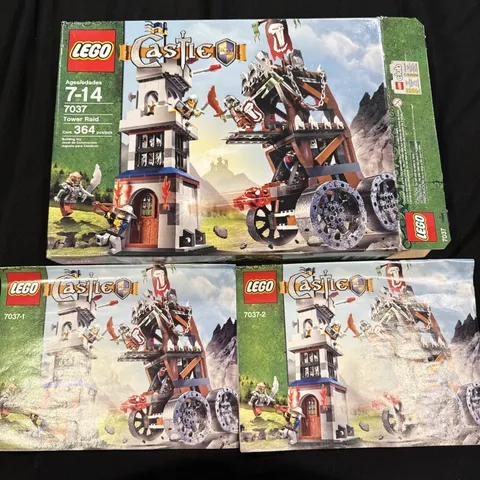 LEGO Castle: Tower Raid (7037) - Only Box and Manuals 1 & 2! Please look at pics