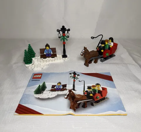 LEGO 3300014 Christmas Set, Holiday Sleigh Horse, Limited Edition, 100% COMPLETE