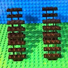 LEGO Black Stairs 7 x 4 x 6 Straight Open. Lot Of 4. Excellent Condition