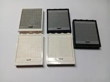 LEGO LOT 5 LIFT DOOR WITH FRAME 1X4X4 COMPLETE ASSEMBLY #6154C02