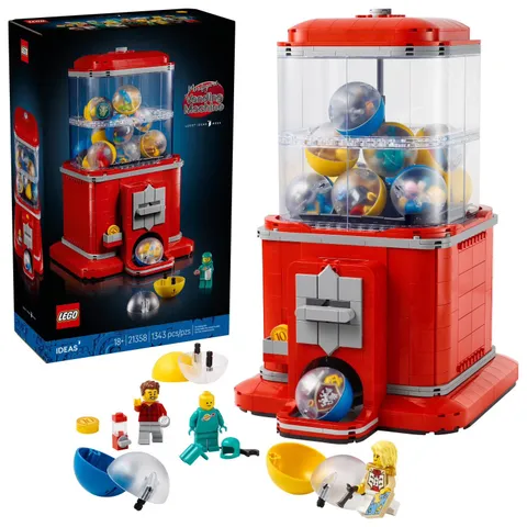 LEGO Ideas Minifigure Vending Machine Building Set, 1343 Pieces