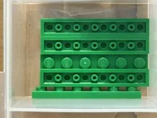 LEGO Parts - Green Plate 1 x 6 - No 3666 - QTY 5