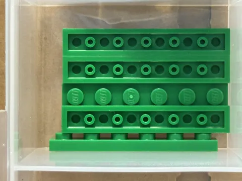 LEGO Parts - Green Plate 1 x 6 - No 3666 - QTY 5