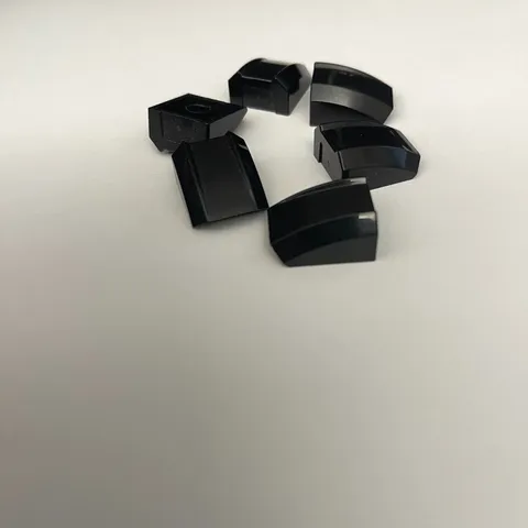 Lego 30602 Black Replacement Parts Pieces Lot of 6