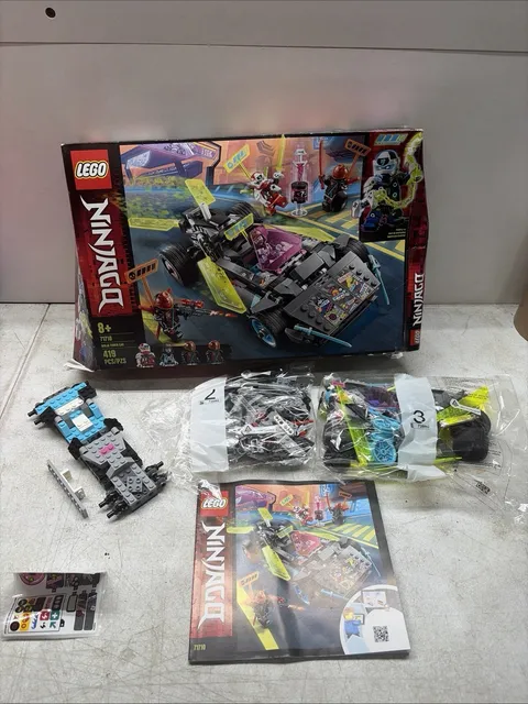 Lego Ninjago NINJA TUNER CAR Set 71710 Sealed Bags Retired - Partially Built
