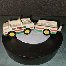 Vintage 1994 LEGO DUPLO #2621 Octan Motorbike Transporter