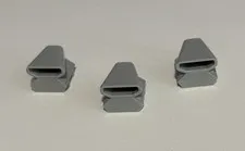 LEGO (3) Engines Air Scoop Car Truck Minfigure Hot Rod Dark Blue Gray 2x2 Gear