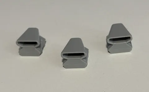 LEGO (3) Engines Air Scoop Car Truck Minfigure Hot Rod Dark Blue Gray 2x2 Gear