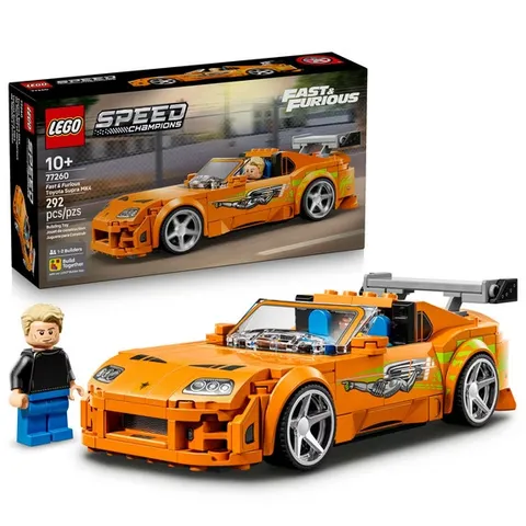 LEGO Speed Champions The Fast and The Furious Toyota Supra MK4 - Building Toy