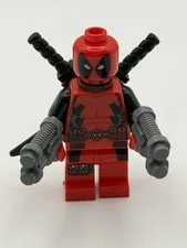 LEGO® Super Heroes Deadpool Minifigure X-Men Wade Wilson Marvel 6866 sh0032 Used