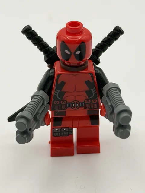 LEGO® Super Heroes Deadpool Minifigure X-Men Wade Wilson Marvel 6866 sh0032 Used
