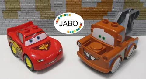 (L13 2) LEGO Duplo Cars Auto Hook and Lightning Mc Queen
