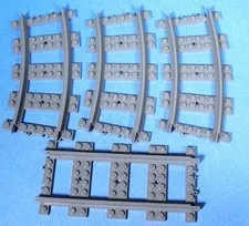 Lot of Lego Plastic Train Tracks