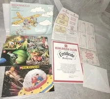 Lego - Builders Club Certificate Of Membership- Vintage Lot '89-'91 Birthday Lot