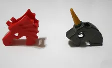2 Lego Horse HEAD Battle Armor Helmets PARTS 6125 AND 89524