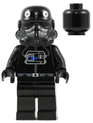 LEGO® Minifigure Star Wars sw0035b Imperial TIE Fighter/Interceptor Pilot Black
