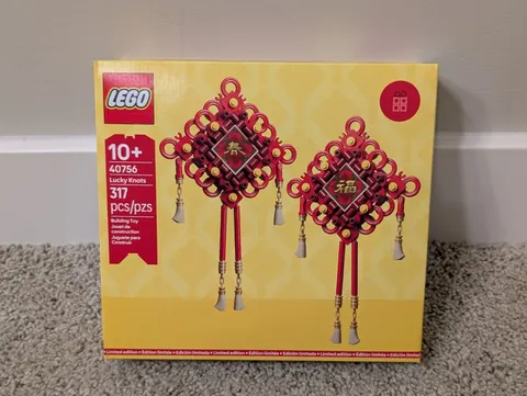 LEGO 40756 Lucky Knots 317 Piece Building Set-Brand New Sealed Retired GWP