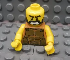 LEGO CMF Series 2  Spartan Warrior (col018) Retired Minifigure Torso & Head Only