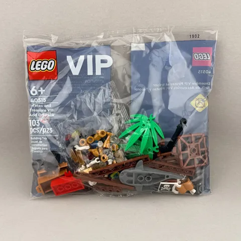 LEGO Miscellaneous: Pirates and Treasure Vip Add on Pack (40515) ~NEW / SEALED~