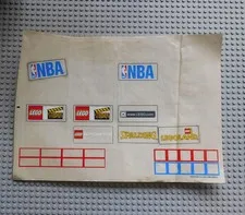 LEGO ® 3432stk01 set 3432 NBA challenge sticker decal incomplete 5