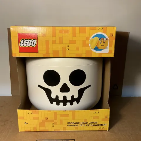 2024 NEW LEGO Storage Head LARGE GRANDE Skeleton Skull Container Halloween